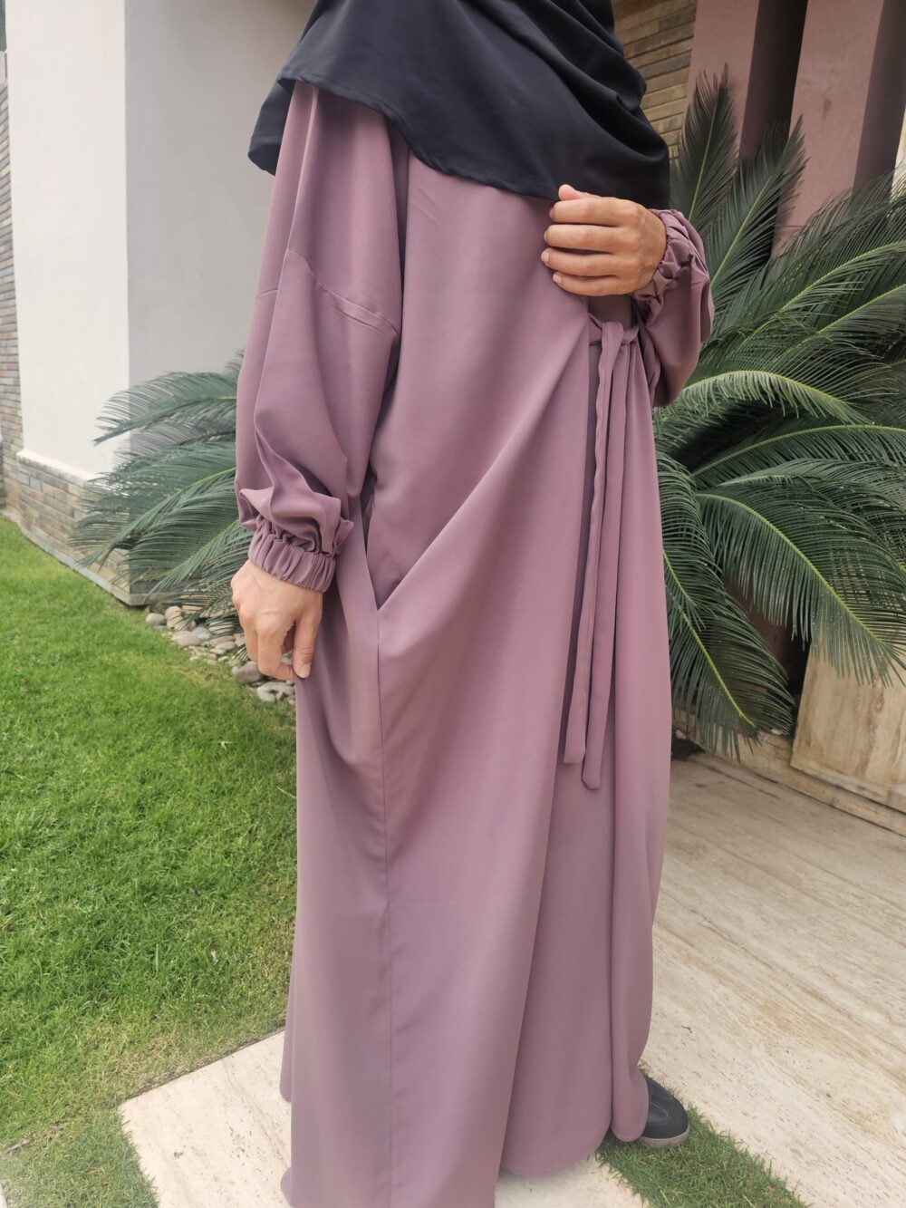 Abaya Georgia Mademoiselle Soutra Bois de rose