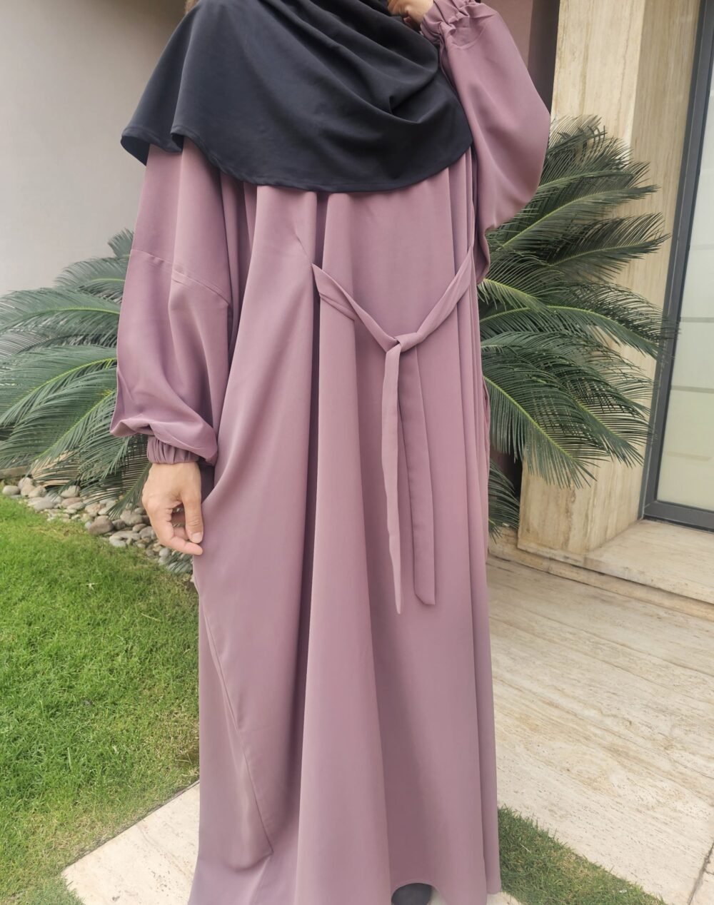 Abaya Georgia Mademoiselle Soutra Bois de rose