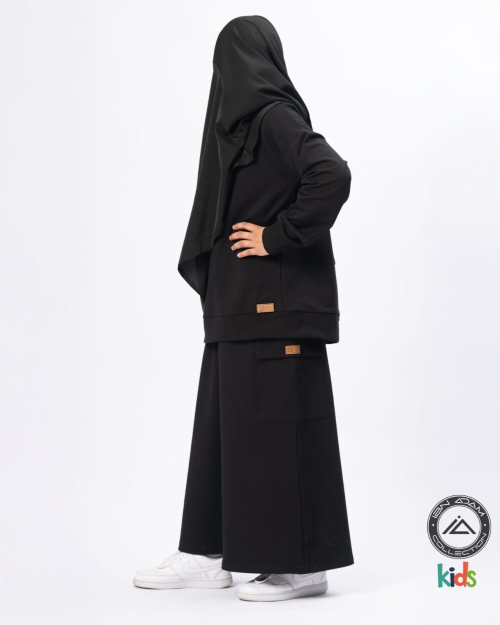 Ensemble Ibn Adam fillette noir