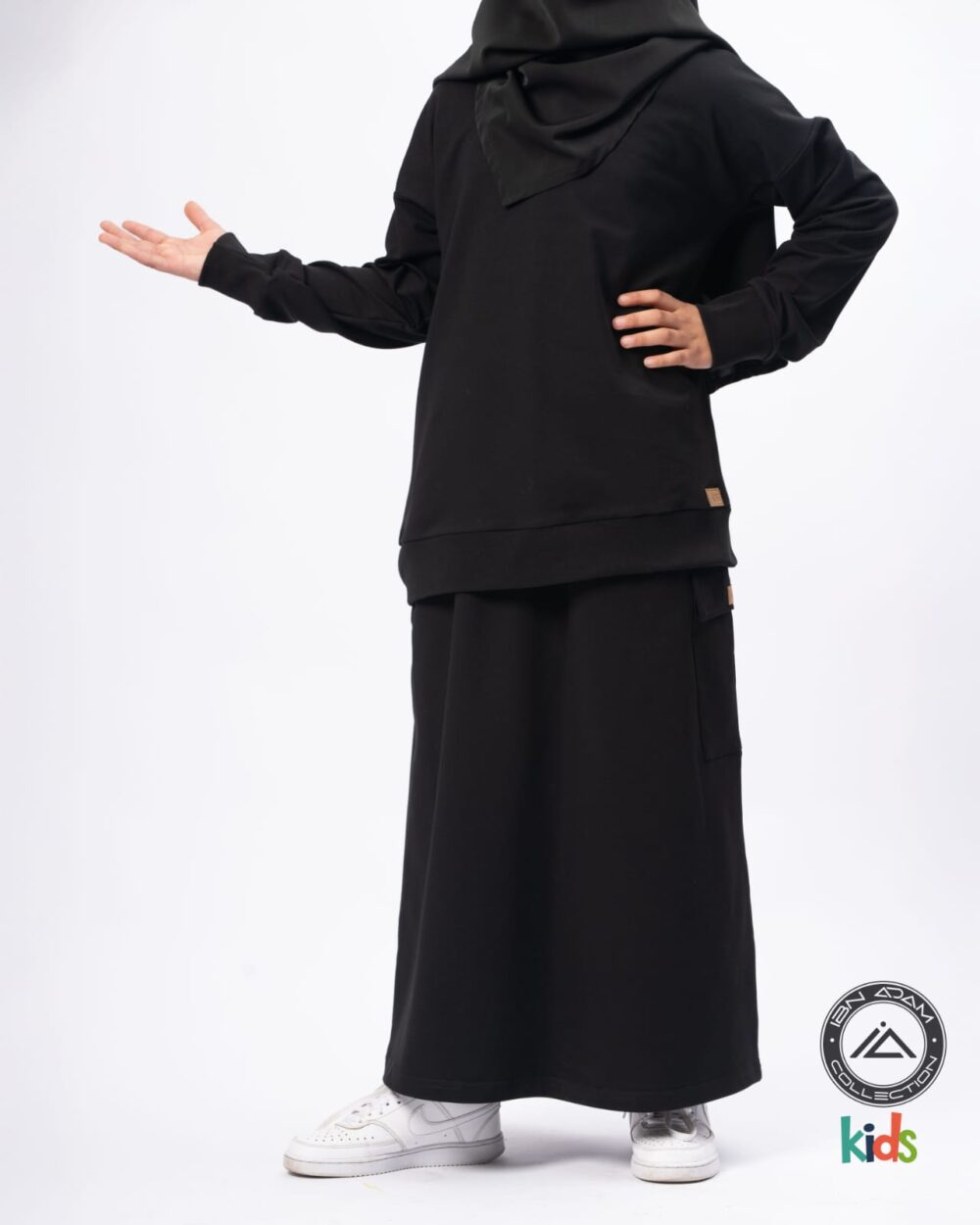 Ensemble Ibn Adam fillette noir